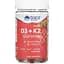 Вітамін D3 + K2 Trace Minerals Gummies зі смаком полуниці 60 цукерок - мініатюра 1