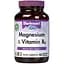 Магний + Витамин В6 Bluebonnet Nutrition 90 вегетарианских капсул - миниатюра 1