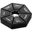Таблетниця Semi 7Days Mini Pill Box Black 8.3x8.3x2.5 см - мініатюра 1