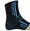 Бандажі на гомілкостоп Power System PS-6022 Ankle Support Evo Black/Blue XL (пара) (PS_6022_XL_Black/Blue) - мініатюра 4