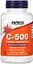 Вітаміни та мінерали NOW Vitamin C-500 Calcium Ascorbate, 100 вегакапсул - мініатюра 1