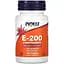 D-альфа-токоферилацетат NOW Vitamin E-200 D-Alpha Tocopheryl, 100 капсул - мініатюра 1