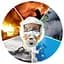 Респіратор протигаз Sheng An TZL-30, панорамний фільтрувальний, для захисту від диму та чадного газу - мініатюра 3