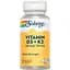 Вітаміни та мінерали Solaray Vitamin D3 + K2 Soy Free, 120 вегакапсул - мініатюра 1