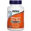 Жирные кислоты NOW Omega-3 Mini Gels, 180 капсул - миниатюра 1