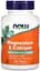 Вітаміни та мінерали NOW Magnesium & Calcium, 100 таблеток - мініатюра 1