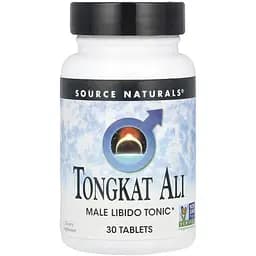 Тонгкат Алі Source Naturals тонік для чоловічого лібідо 30 таблеток