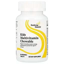 Мультивітаміни для дітей від 4 років Seeking Health Kids Multivitamin Chewable 60 жувальних таблеток