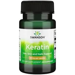 Кератин Swanson Keratin 50 мг 60 капсул (2022-09-0935)