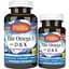 Жирні кислоти Carlson Labs Elite Omega-3 plus D3 and K2, 60+30 капсул - мініатюра 1