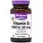 Вітамін D3 Bluebonnet Nutrition 50 мкг 250 капсул - мініатюра 1