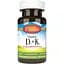 Вітамін D3+K2 Carlson Vitamin D3+K2 2000 МО 90 мкг 60 вегетаріанських капсул - мініатюра 1