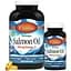 Норвежский лососевый жир Carlson Norwegian Salmon Oil 500 мг 180+50 желатиновых капсул - миниатюра 1