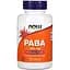Вітаміни та мінерали NOW PABA 500 mg, 100 капсул - мініатюра 1